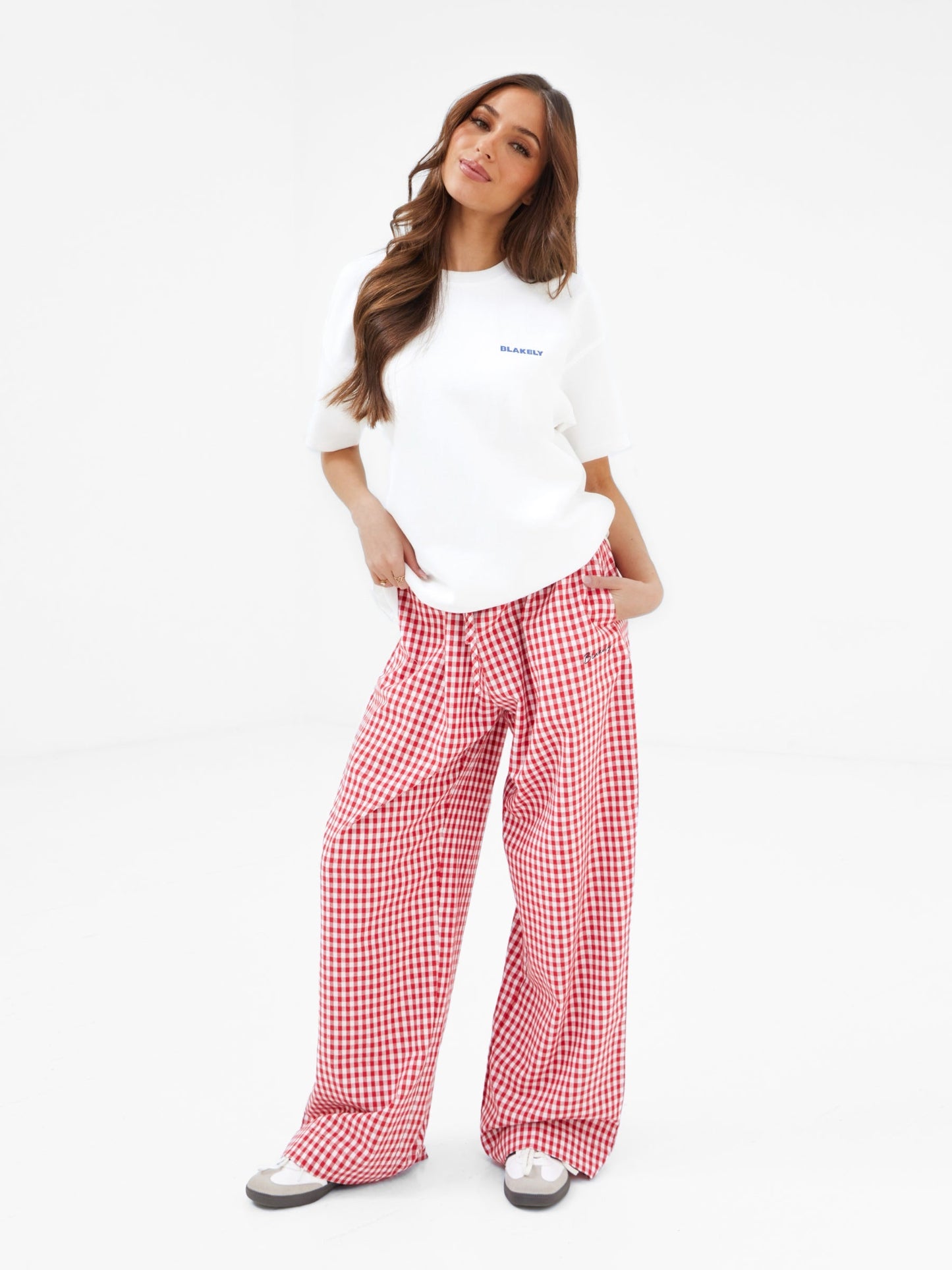 Cassie Chilli Oversized T-Shirt - White