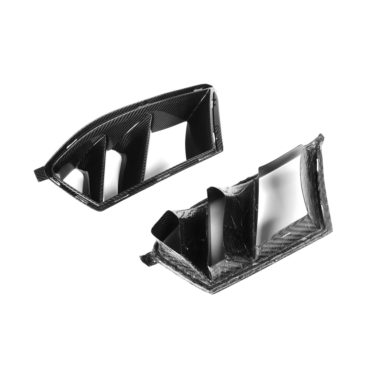 BMW M3 / M4 G80/G81/G82/G83 Pre-Preg Dry Carbon Fibre Bumper Ducts By OPTIC (2021+)