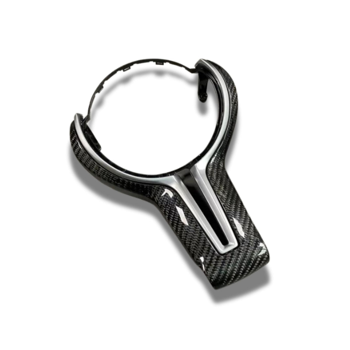 Carbon Fibre Steering Wheel Trim For BMW F Series M Sport Steering Wheel V2