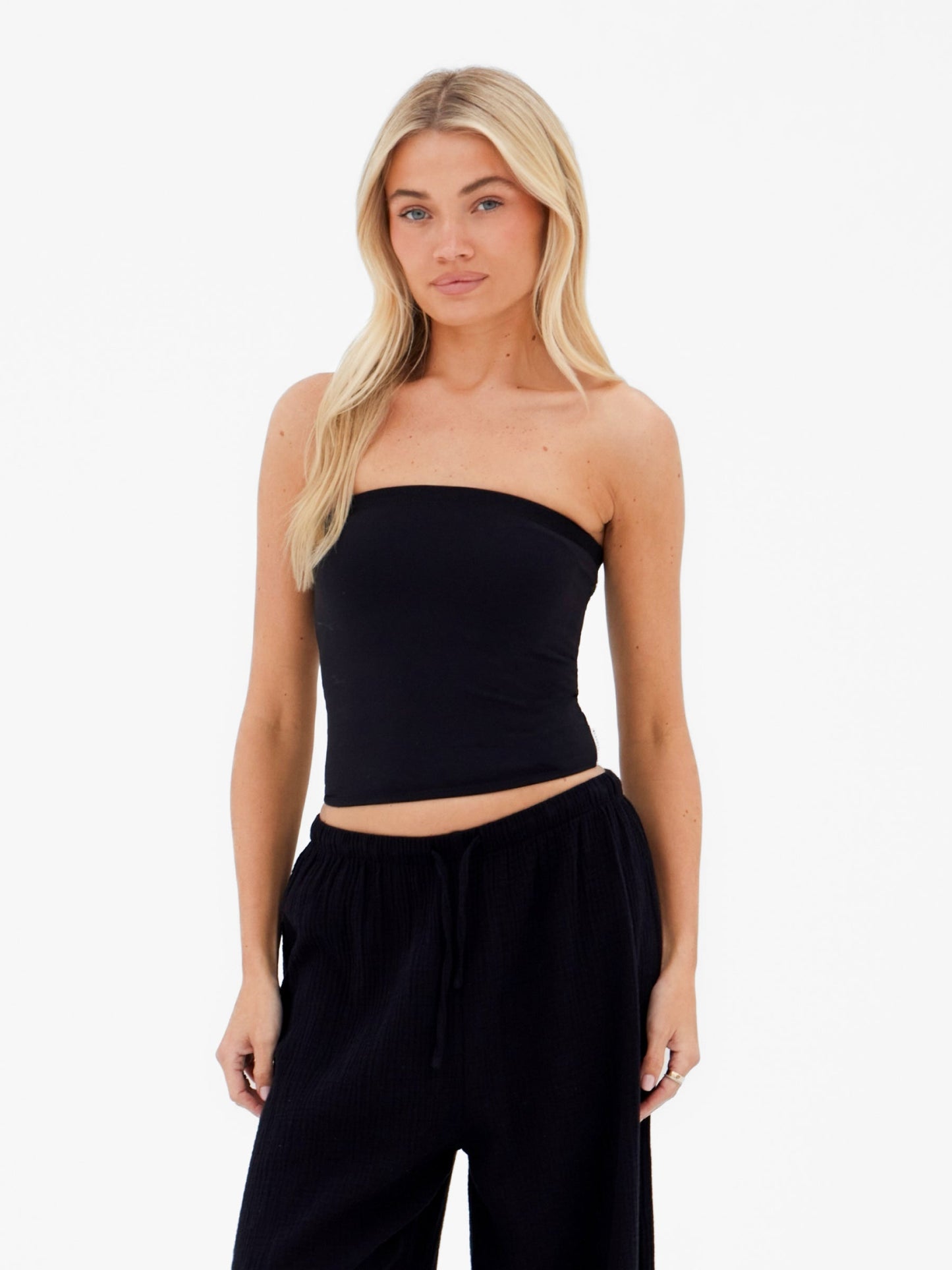 Lucia Bandeau Top - Black