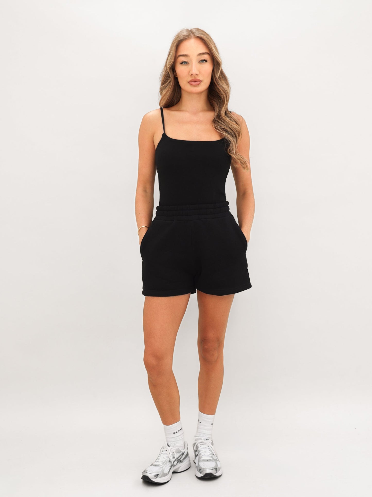 Basic Built-In-Bra Bodysuit - Black
