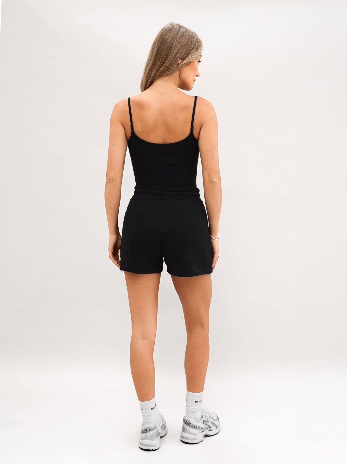 Basic Built-In-Bra Bodysuit - Black