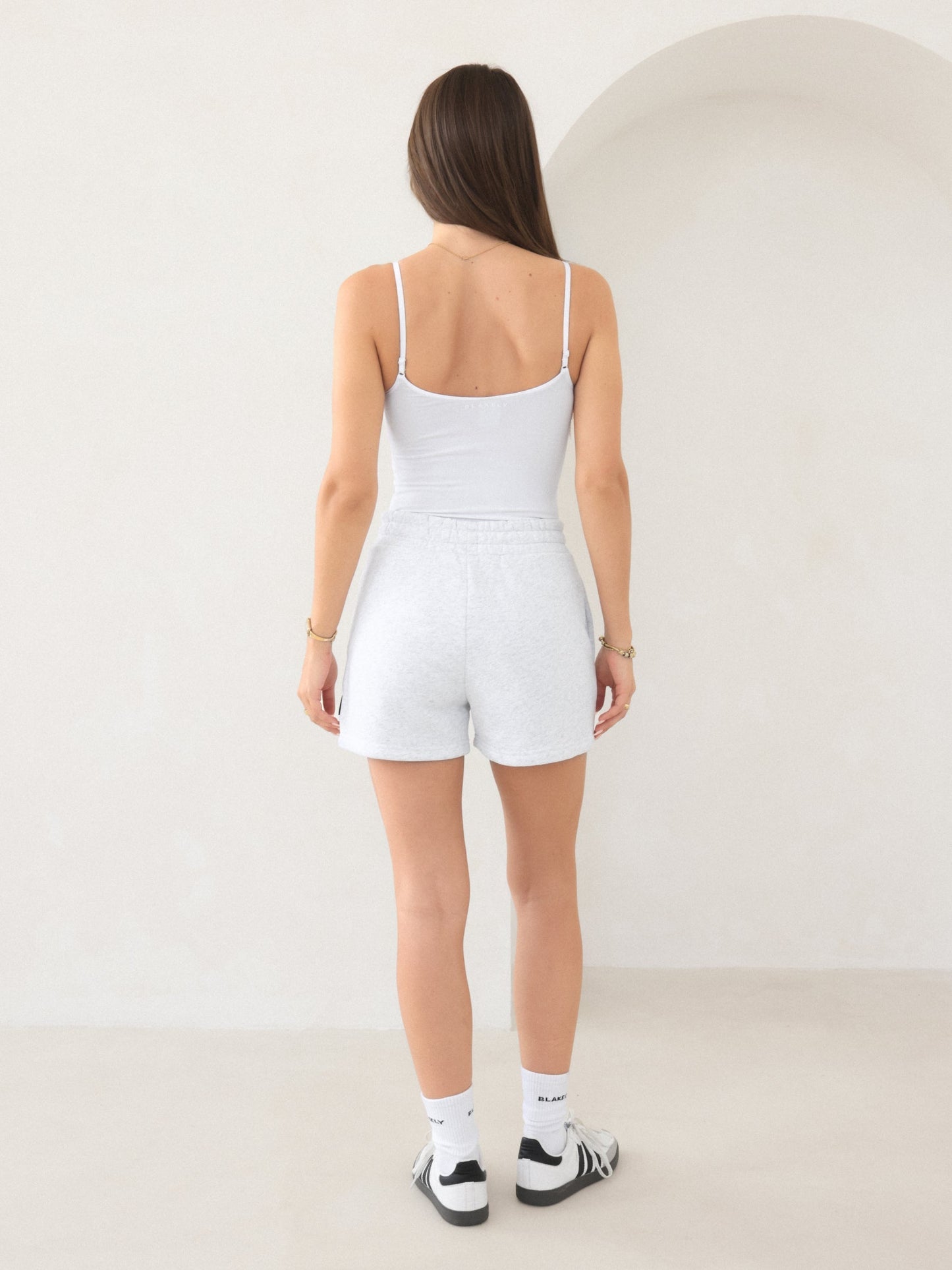 Basic Built-In-Bra Bodysuit - White