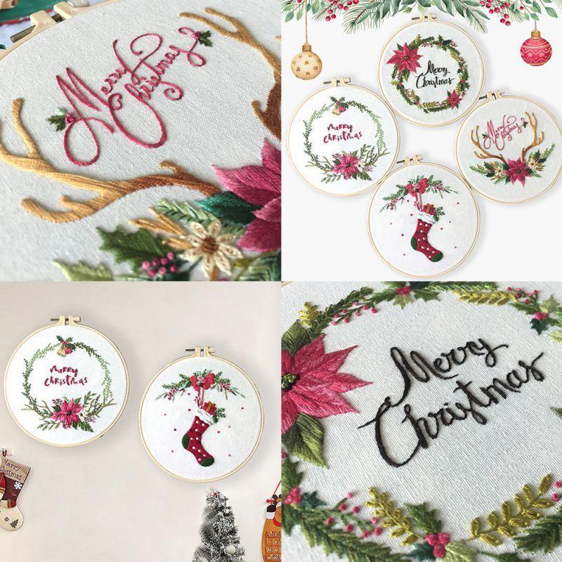 Christmas Embroidery Set