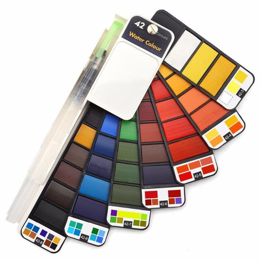 Portable Water Color Painting Kit