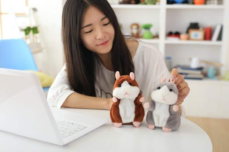 Talking Hamster Christmas Toy