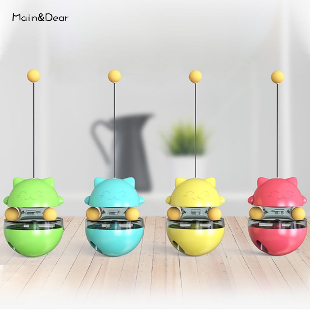 Interactive Cat Tumbler Food Dispensing Toy