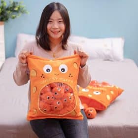 Cheesy-puffs pillow Bag of plush toys for children