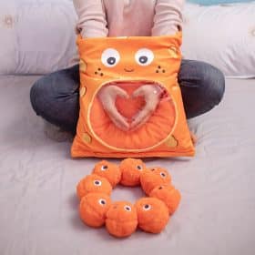 Cheesy-puffs pillow Bag of plush toys for children