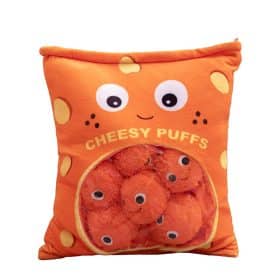 Cheesy-puffs pillow Bag of plush toys for children