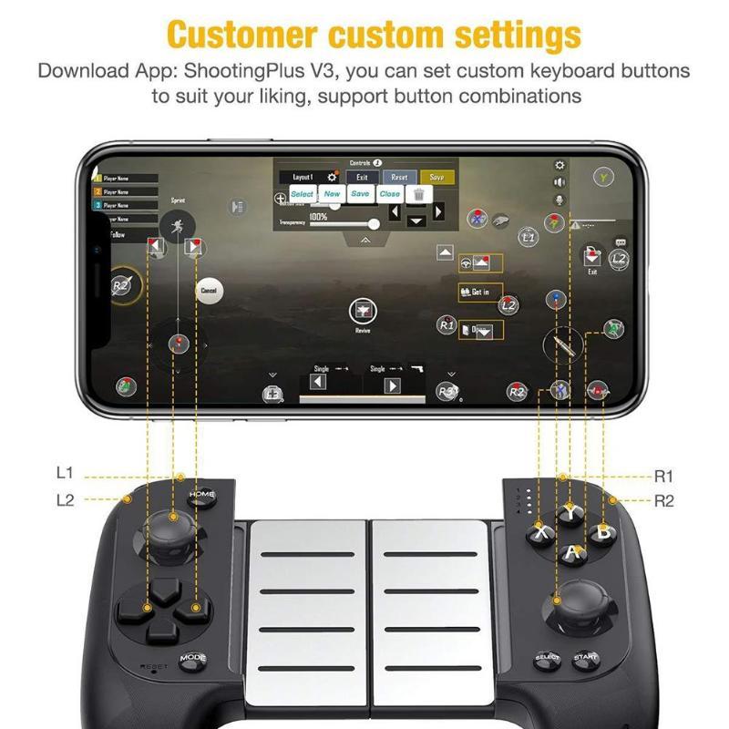 7007X wireless bluetooth game controller for 2020