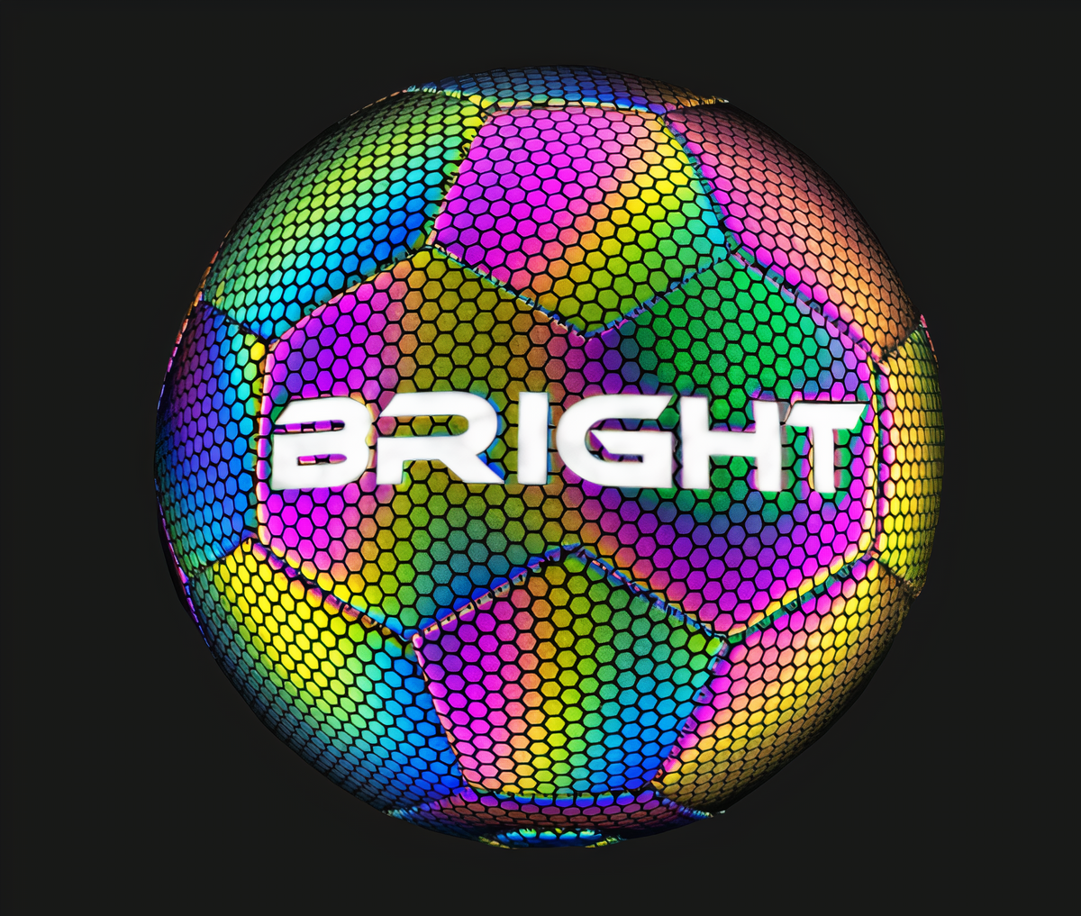 Fluorescent soccer ball