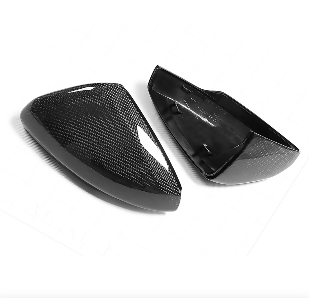 VW Polo MK6 Carbon Fibre Mirror Covers (2018+)