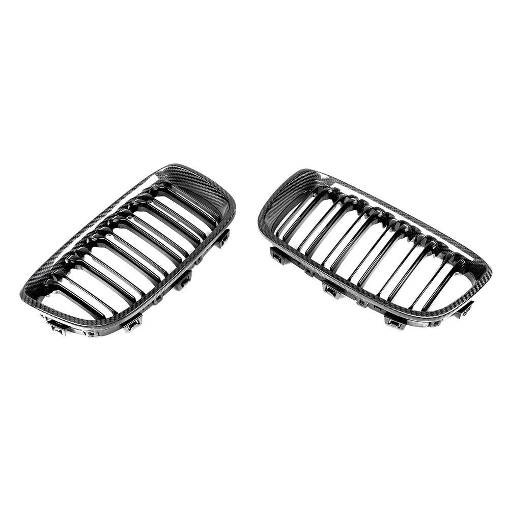 Carbon Fibre Front Grills For BMW 1 Series Pre-LCI F20 F21 (2011-2014)