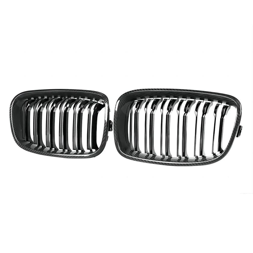Carbon Fibre Front Grills For BMW 1 Series Pre-LCI F20 F21 (2011-2014)