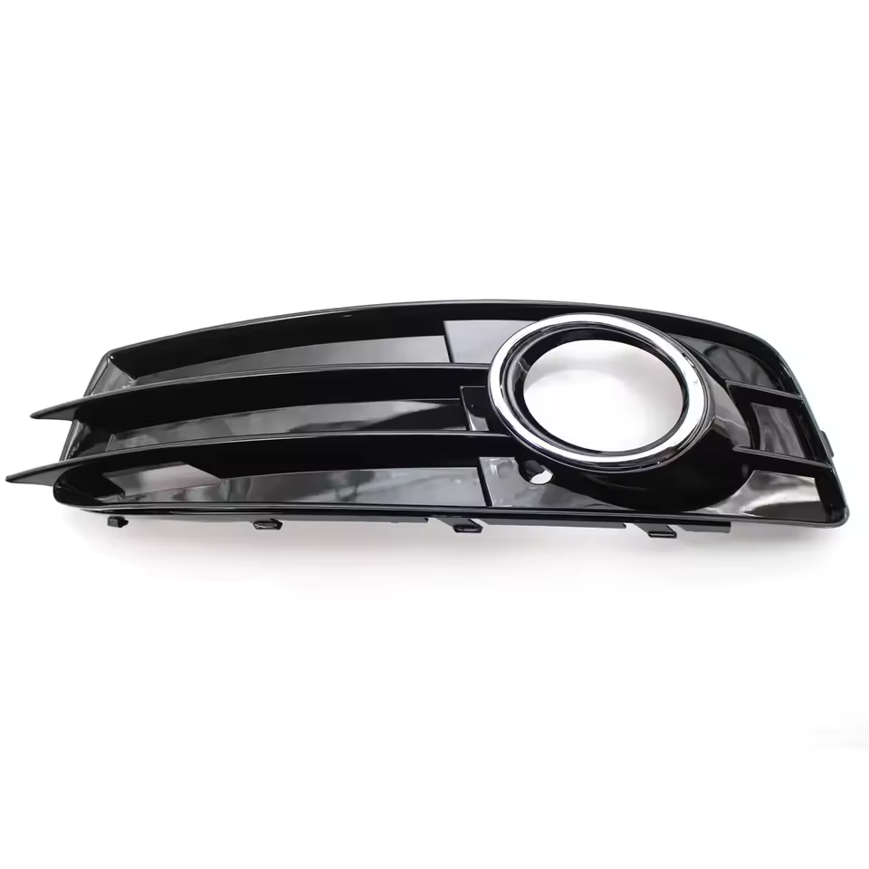 Audi A3 8P S-Line Gloss Black Fog Light Grills (2008-2012)