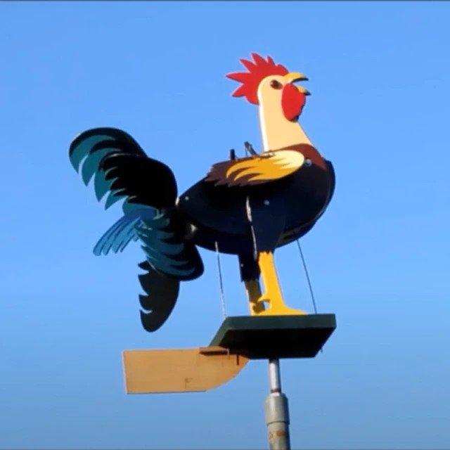 Rooster windmill