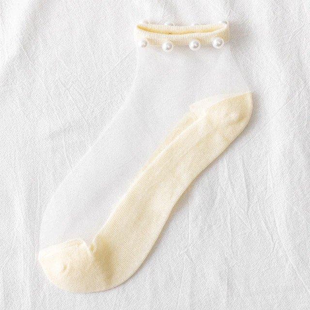 Women’s Beaded Thin Socks