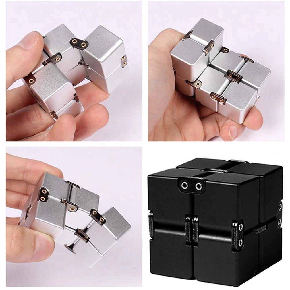 Anti-stress toy helps concentration – Infinity fidget cube