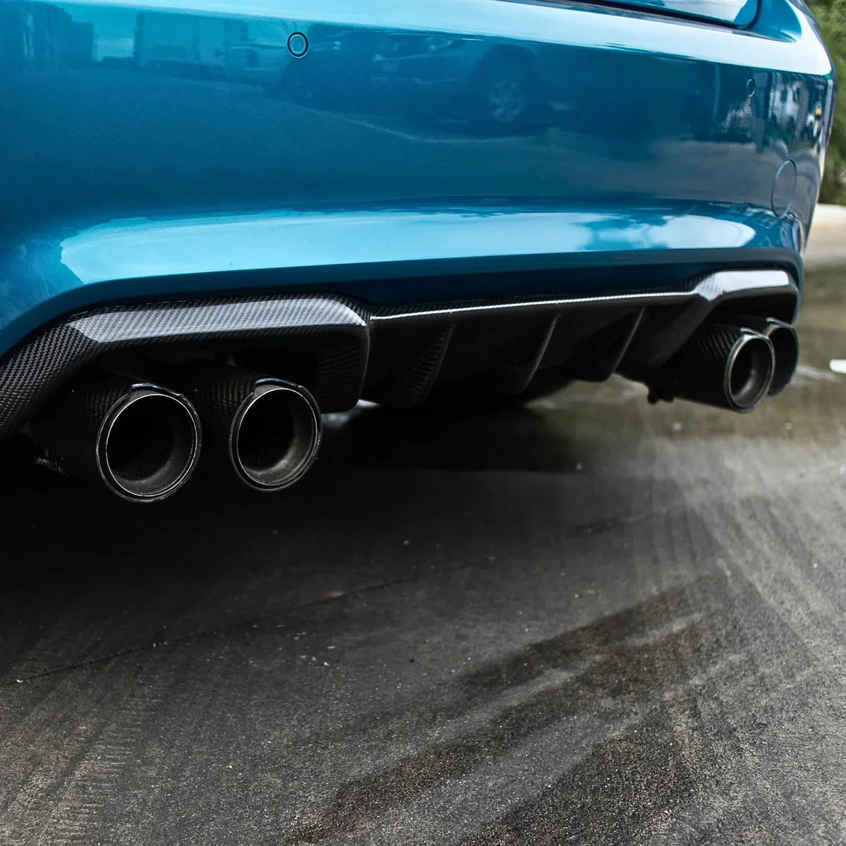 BMW M2 F87 Pre-Preg Dry Carbon Fibre Diffuser By OPTIC (2015-2021)