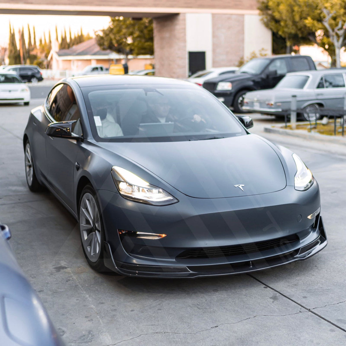 Tesla Model 3 M-Style Carbon Fibre Mirror Covers (2017-2023)