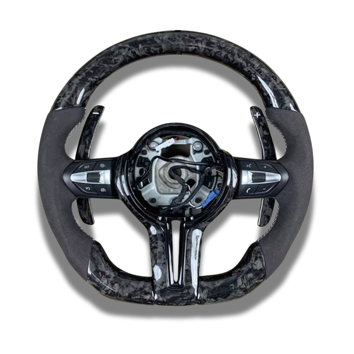 OPTIC Forged Carbon Fibre Custom Steering Wheel For BMW 1, 2, 3, 4 Series