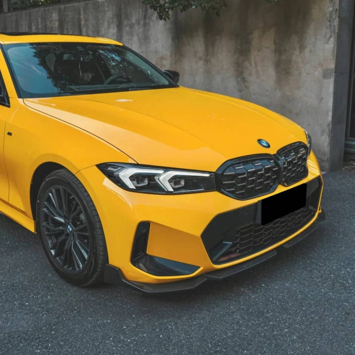BMW 3 Series LCI G20/G21 M-Sport Pre-Preg Dry Carbon Fibre Mp Style Front Lip Splitter By OPTIC (2022+)