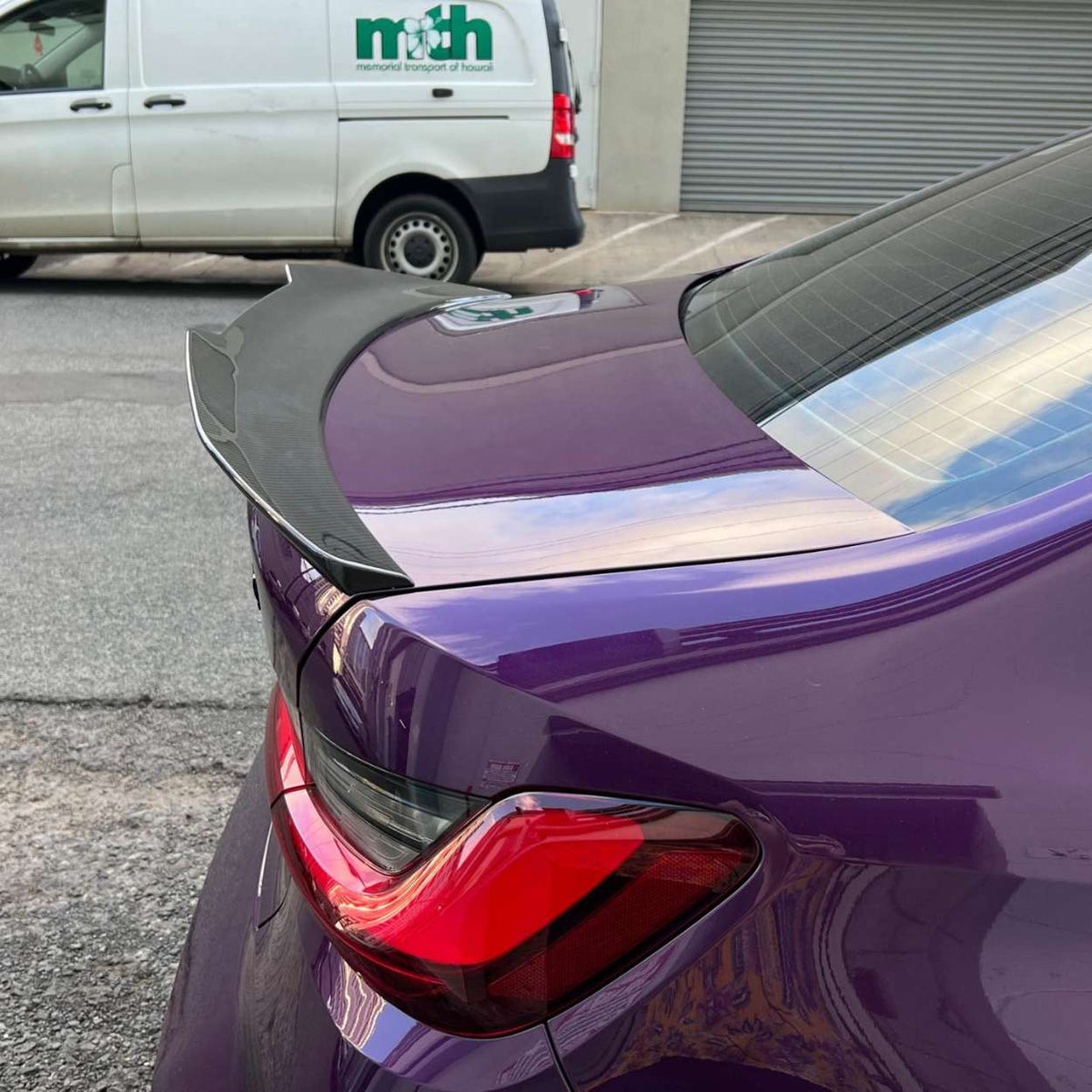BMW 3 Series G20 / M3 G80 Pre-Preg Dry Carbon Fibre Ducktail Psm Style Rear Spoiler By OPTIC (2019+)