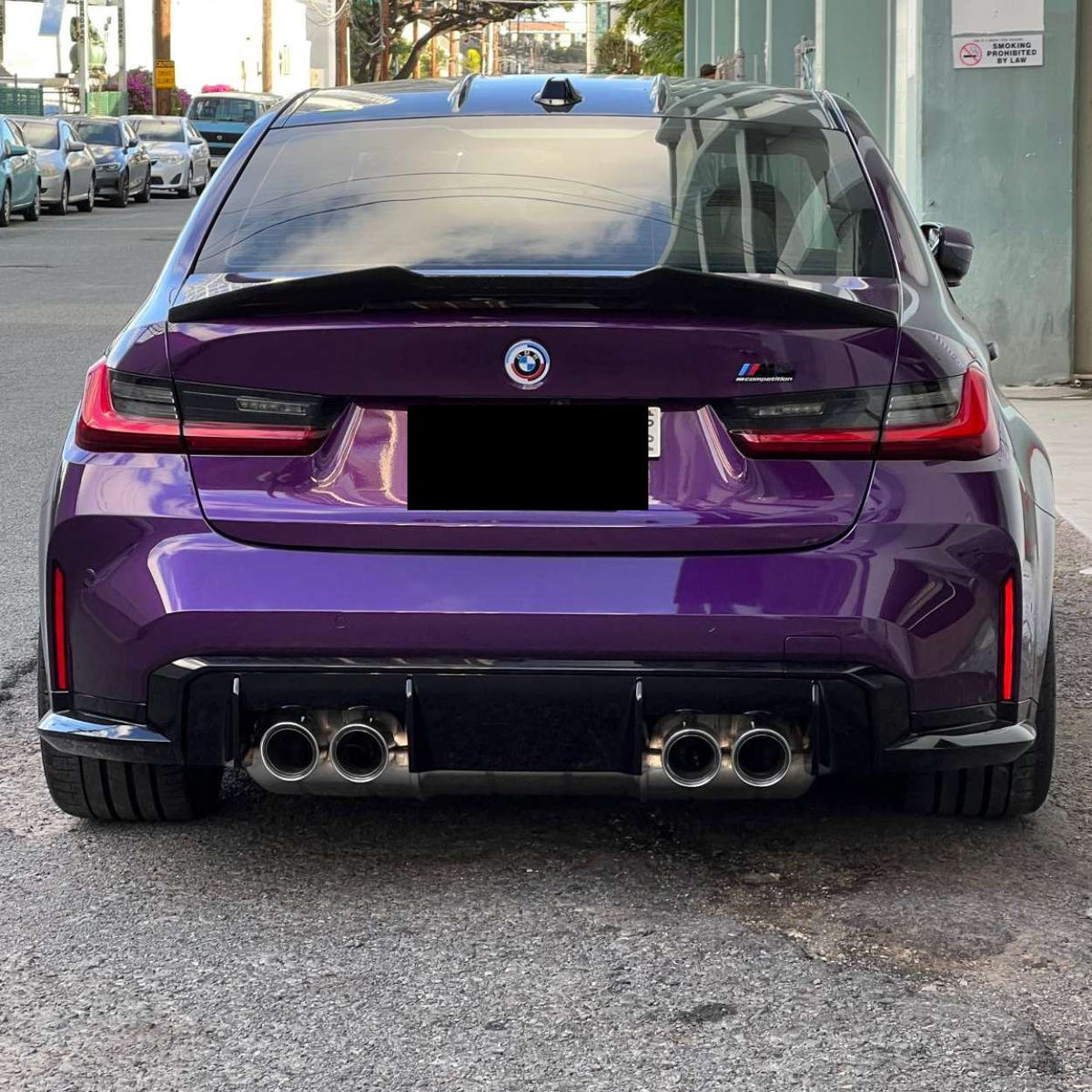 BMW 3 Series G20 / M3 G80 Pre-Preg Dry Carbon Fibre Ducktail Psm Style Rear Spoiler By OPTIC (2019+)