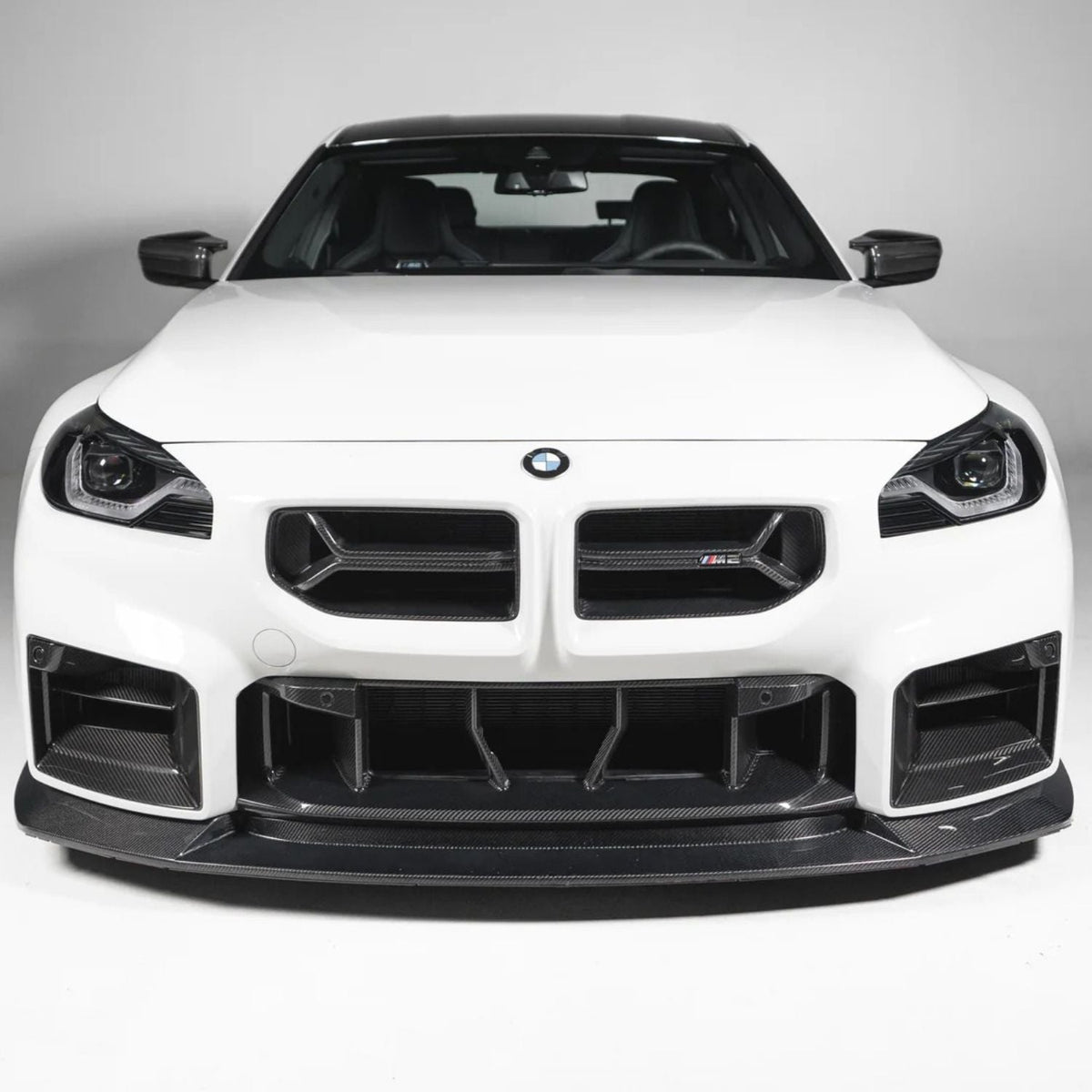 BMW M2 G87 Pre-Preg Dry Carbon Fibre Front Bumper Lower Grill Kit By OPTIC (2023+)