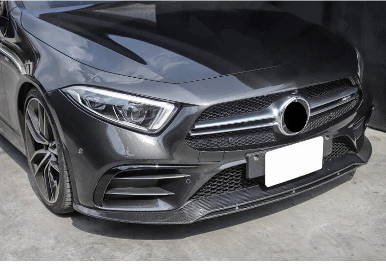 Mercedes CLS C257 AMG Style Carbon Fibre Front Lip Splitter (2018-2021)