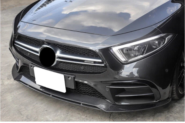 Mercedes CLS C257 AMG Style Carbon Fibre Front Lip Splitter (2018-2021)