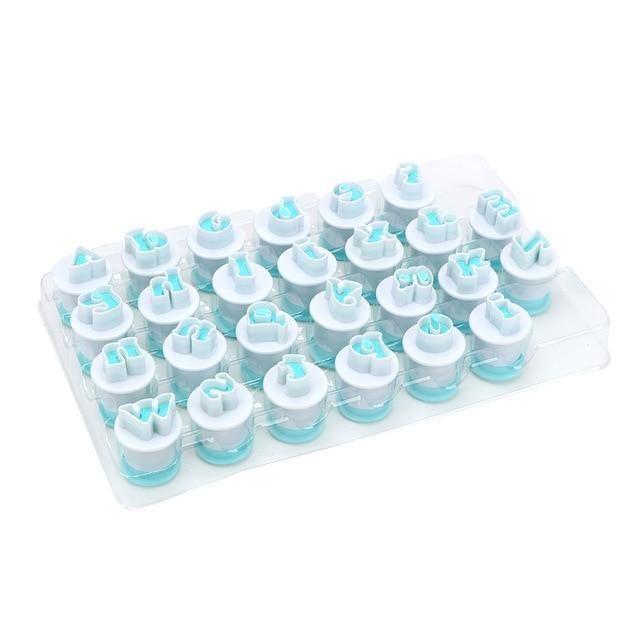 Alphabet Fondant Plunger Cutter