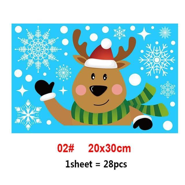 Christmas Window Sticker Decals