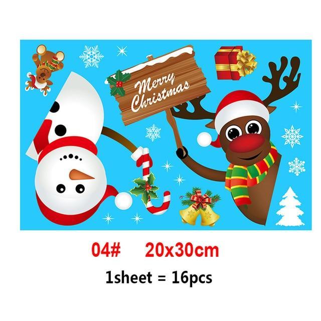 Christmas Window Sticker Decals