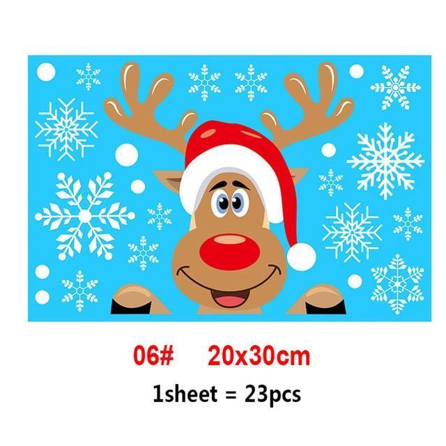 Christmas Window Sticker Decals