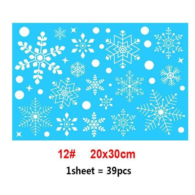 Christmas Window Sticker Decals