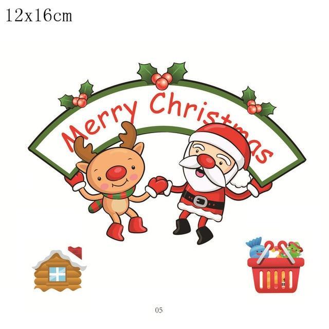 Christmas Window Sticker Decals