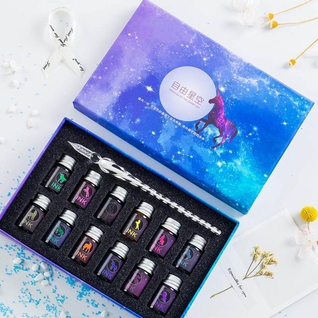 Crystal Glass Pen Writing Set
