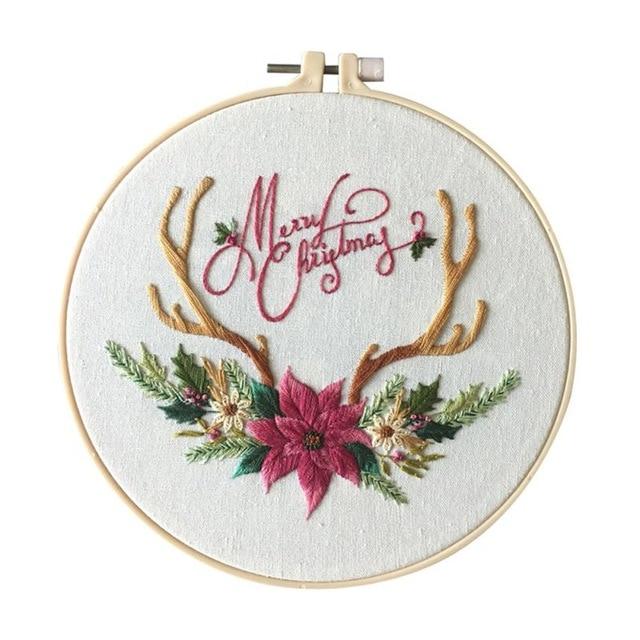 Christmas Embroidery Set